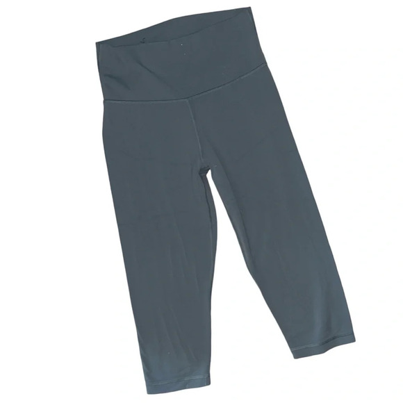 Aritzia TNA Cropped Blue Leggings Medium - Picture 1 of 3